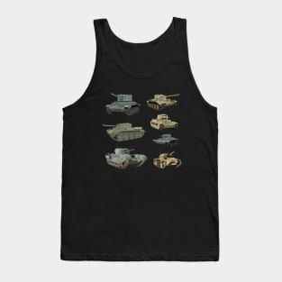 Various British WW2 Tanks Tank Top